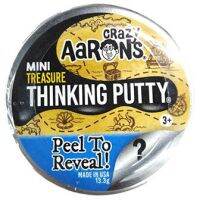 ดินน้ำมันวิทยาศาสตร์ Crazy Aarons Thinking Putty รุ่น TREASURE SURPRISE แบบสุ่มมีทั้งหมด 12 สี (คือ แต่ละกระปุกจะไม่ทราบว่าได้สีอะไร) ขนาดเล็ก กระปุกไซส์ 2"