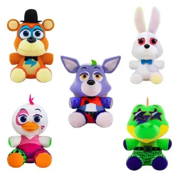 2022 New Fnaf Sundrop Plush Toys Security Breach Sunrise Moondrop BOSS Goat  Plush Toy Game Dolls Gift