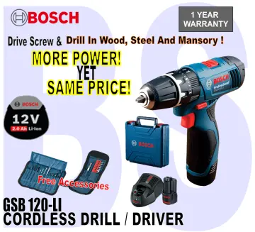 Bosch Professional GSB 10.8-2 LI 10.8V Body Only Cordless Li-Ion 2-Speed  Combi Drill in Carton