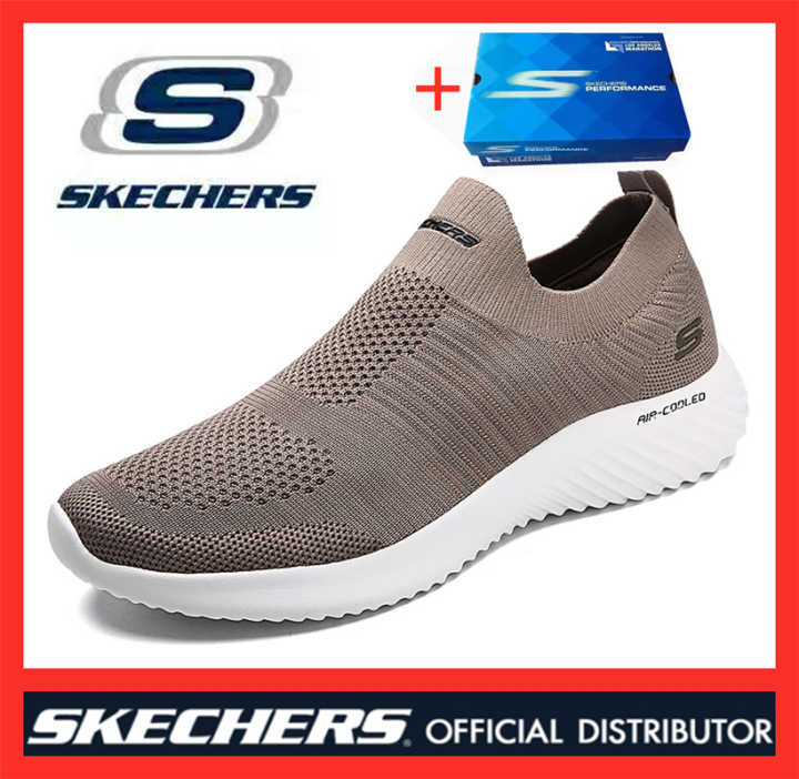 skechers-go-walk-stretch-fit-รองเท้าผู้ชายรองเท้าลำลองผู้ชายรองเท้ากีฬาผู้ชายรองเท้าวิ่งผู้ชายรองเท้าวิ่งสีดำ