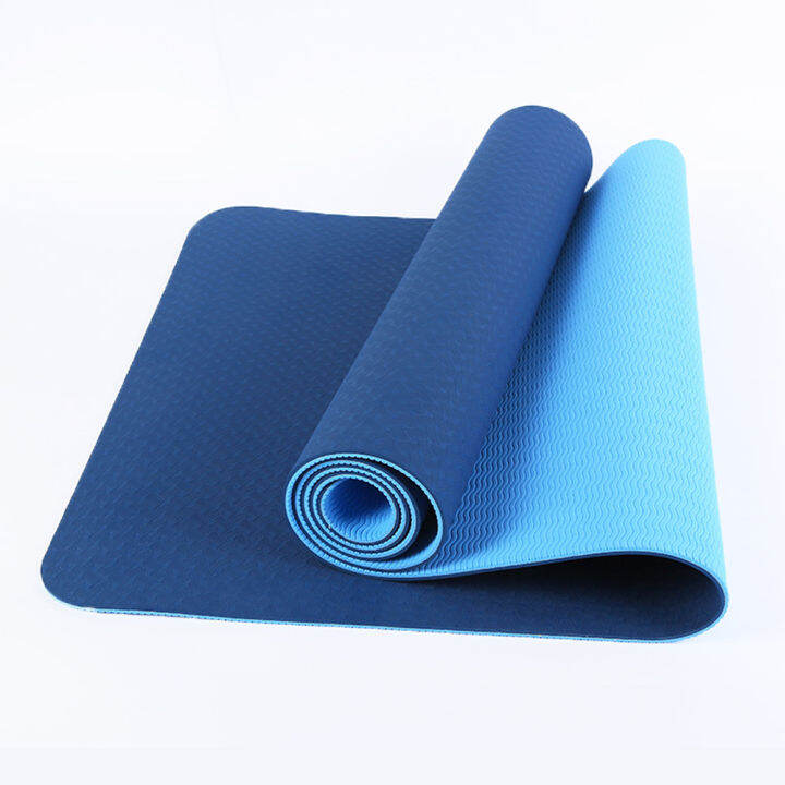 เสื่อโยคะ-เสื่อออกกำลังกาย-เสื่อโยคะ-yoga-mat-6mm-tpe-เบาะรองออกกำลังกาย-ออกกำลังกาย-fitness-yoga-map-แบบมีปุ่มกันลื่น-กระชับหุ่นสวย-กีฬา-ฟิตเนส