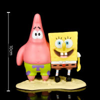 อะนิเมะ Kawaii Spongebob Patrick Star ตุ๊กตาของเล่น Action Figure ของเล่นรุ่น PVC ตัวเลขของเล่นตุ๊กตาเด็ก Gift