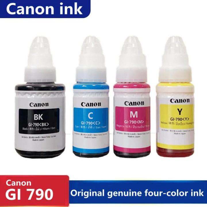 CANON GI790 GI 790【Original】BK/C/Y/M Ink Bottle Refill For Printer