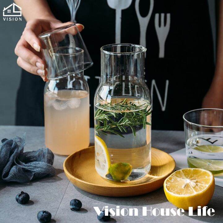 Vision Japanese One Person Drinking Pot Cup Set Creative Heat Resistant