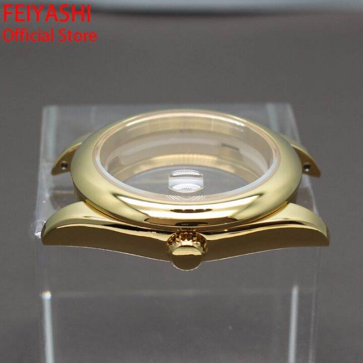 gold-36mm-40mm-luxury-mens-watches-cases-parts-oyster-air-king-for-seiko-nh34-nh35-nh36-nh38-miyota-8215-movement-28-5mm-dial