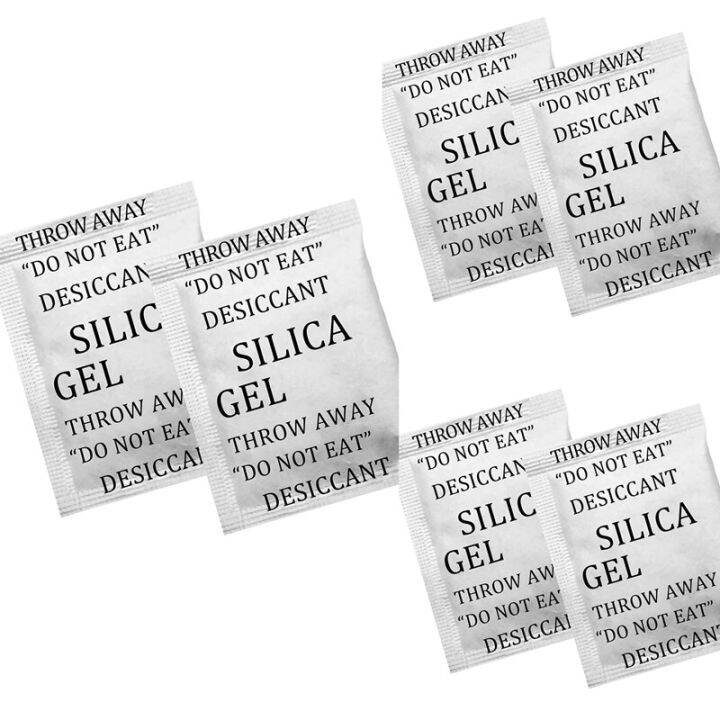 100 Silica Gel Desiccants Packets For Moisture Removal And Storage Food
