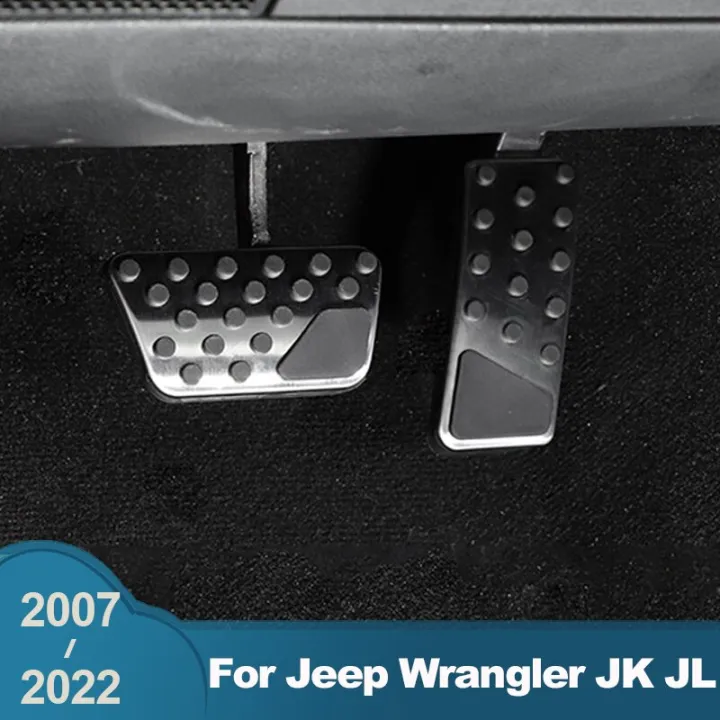 For Jeep Wrangler JK 2007-2017 JL 2018-2020 2021 2022 Stainless Car Foot  Pedal Accelerator Brake Pedals Cover Pads Accessories | Lazada PH