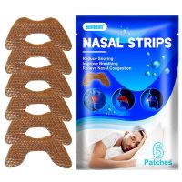 【cw】 6pcs Breathe Anti snoring Strip Sleeping Nasal Strips Stop Snoring Patches Strips Nose Patch Health Care Tool