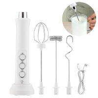 3 In 1 Frother นมไฟฟ้า Foamer เครื่องปั่นกาแฟแบบพกพา Mini Mixer ครัวโฟมเครื่อง Blower Cappuccino Maker Beater