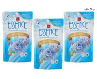 Essence น้ำยาซักผ้าสูตรเข้มข้น เอสเซ้นซ์  สีฟ้า ชนิดเติม กลิ่น Elegant Blue 650 มล ( แพ็ค 2 ถุง )