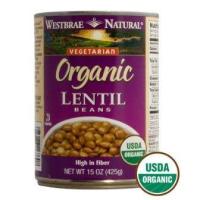 (แพ็ค 2) ถั่วฝักยาว Westbrae Natural Organic Lentils 425g