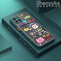 เคส Chenyyka สำหรับ Infinix Smart 6 HD Smart 6 Plus เคสการ์ตูนทอยสตอรี่ขอบสี่เหลี่ยมคนต่างด้าวน้ำหนักเบาเคสซิลิโคนเคสมือถือกันกระแทกแข็งแบบบางคลุมทั้งหมดเคสป้องกันเลนส์กล้อง