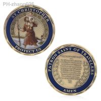 Souvenir Coin St. Christopher Patron Saint Of Travelers Commemorative Challenge Coin Art Collection