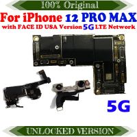 เมนบอร์ดสำหรับ12 PRO MAX Moterboard พร้อม ID จานทำงานดีต้นฉบับโดยไม่ต้องทดสอบบอร์ดตรรกะหลัก Icloud