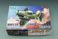 โมเดลเสือ105 Wii กองทัพอากาศ Supermaine Spitfire Fighter ชุดน่ารัก