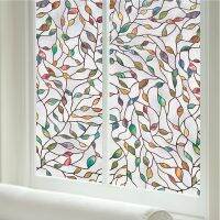 Window Privacy Film Artscape New Color Stained Glass Decals Static Cling Sticker