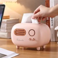 Creative Radio Tissue Box Light Luxury Retro Style Home Living Room Dining Room Tea Table Multifunctional Tissue Storage Box Tissue Holders