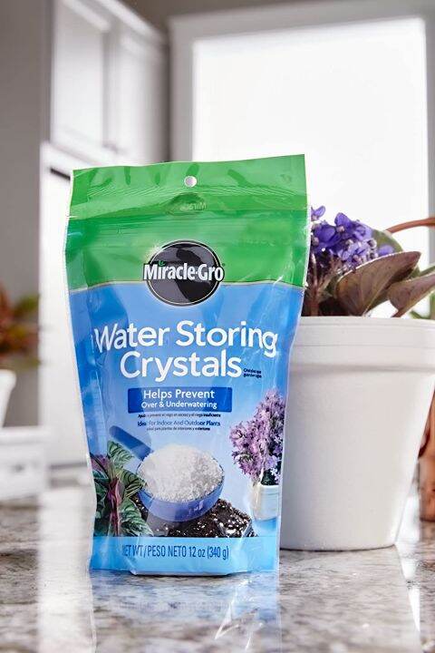 Miracle Gro Water Storing Crystals 12 Ounce 1 And 2 Packs Lazada Ph