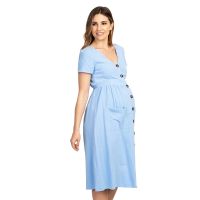 【DT】hot！ Maternity Dresses Office Cotton Female Size Pregnancy Graduation