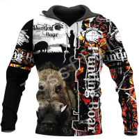 【Ready stock】2023 New StyleTessffel Boar Hunter 3D All Over Printed New Mens Sweatshirt Harajuku Zipper Hoodie Casual Unisex Jacket Pullover Style-7{trading up}
