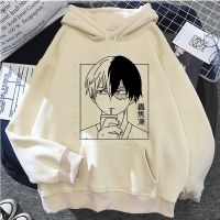 เสื้อฮู้ด My Hero Academia Todoroki ฮิปฮอปผู้หญิงเสื้อผ้าออลจังพูลโอเวอร์ขนาดใหญ่