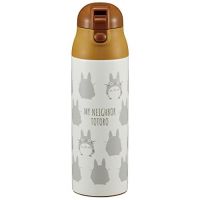 Skater SDPC5-A Mug Bottle 490ml Heat Insulation Cold Stainless Steel Water Next Totoro Silhouette Ghibli bg