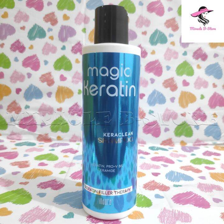 INAURA MAGIA KERATIN KERACLEAN SHAMPO 200 ML SAMPO HAIR MAGIC KERATIN ...