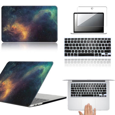 Laptop Case for Apple Macbook Air Pro Retina 11"13"15"New Air 13" (A1932)12" (A1534) Hard Laptop Cover Case+screen Protector