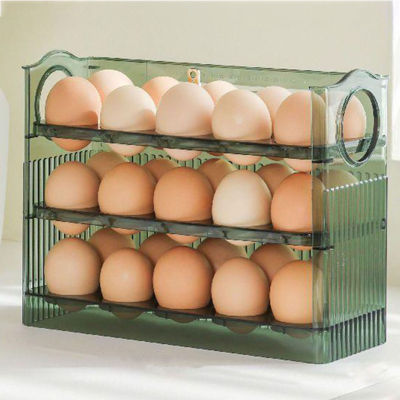 ที่ใส่ไข่ถังกล่องกล่องเก็บไข่ขนาดใหญ่สำหรับของแท้คุณภาพสูงในครัวตู้เย็นและตู้แช่ในห้องครัว