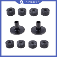 ? Homepet 8pcs 25mm Felt WASHER + 2pcs cymbal Sleeves REPLACEMENT for SHELF Drum Kit