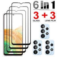 ☑☂卐 Tempered Glass For Samsung Galaxy A34 A33 A32 5G A31 A30 A30S Screen Protector Lens Full Cover Film For Samsung A33 Glass