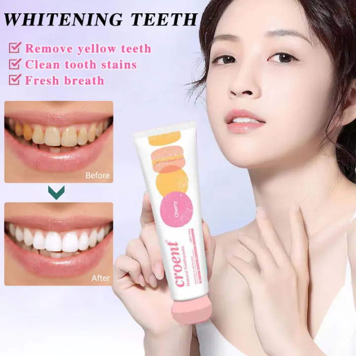 【🔥special Offer】makaron Toothpaste 100g Cherry Taste Whitening Tooth