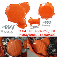 สำหรับ KTM EXC TPI XC-W SX XC TE TC 250 300 300i 2017-2021ชิ้นส่วนรถจักรยานยนต์เครื่องยนต์คลัทช์ยามปั๊มน้ำปกจุดระเบิดป้องกัน