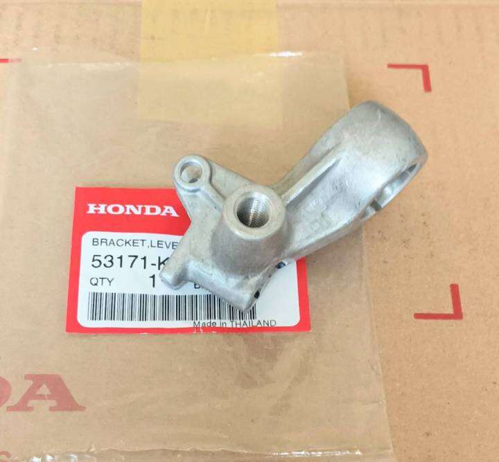 หูกระจก-หูจับมือเบรค-honda-w100-2002-2004-ด้านขาว-รุ่นดั้มเบรค-แท้ศูนย์-53171-krs-970