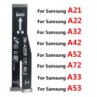 เมนบอร์ดหลัก Flex เหมาะสำหรับ Samsung A32 A325 A42 A425 A52 A525 A22 A72 A21 A33 A53 4G 5G อะไหล่ชิ้นงอสำหรับเปลี่ยนเมนบอร์ด