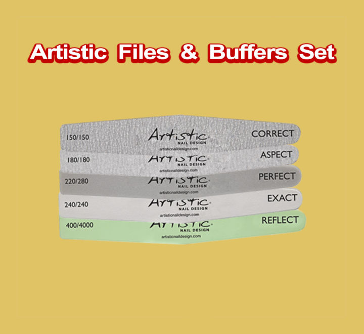 เซ็ตตะไบ-บัฟ Artistic Files & Buffers Set คุณภาพพรีเมียมจาก USA