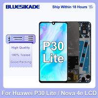 ต้นฉบับสำหรับ HUAWEI P30 Lite ชิ้นส่วนจอสัมผัสแอลซีดีของเครื่องแปลงดิจิทัล Nova 4E LCD MAR-LX1 LX1M ชิ้นส่วนอะไหล่ L21A LX2