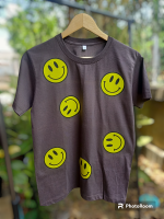 Smile screen shirt, screen, whole face, back, baby shirt, adult shirt, price per 1 item