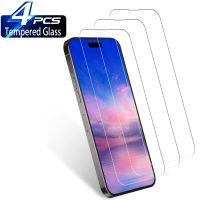 4Pcs Tempered Glass For iPhone 14 Pro Max 14 Plus 11 12 13 Pro Max 12 13 Mini Screen Protector Glass Film