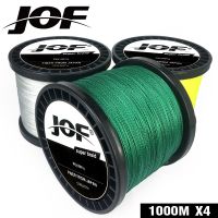 JOF สาย4เส้น1000เมตรมัลติฟิลาสายตกปลาถัก PE สายตกปลาสายตกปลาแข็งแรงมาก