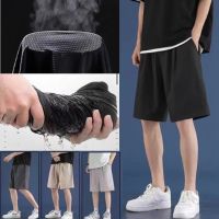 +【‘ Summer Breathable Men Mesh Shorts Gym Ice Silk Stylish Casual Loose Shorts Joggers Outdoor Fitness Beach Short Pants Sweatshorts