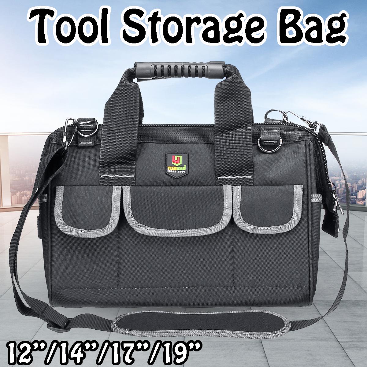 MECO 14''-19'' Portable Zipper Tool Bag Heavy Duty Storage Pouch Organizer US 