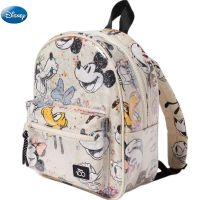 Disney Mickey Minnie ทารกหญิง Bacpack กระเป๋ากระเป๋าเป้รูปการ์ตูนของขวัญคริสต์มาสเด็กกระเป๋านักเรียนเด็ก