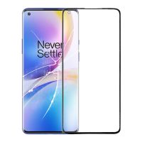 สำหรับ OnePlus 8 Pro เลนส์กระจกหน้าจอด้านหน้าด้านนอก (สีดำ)(ZSHS)