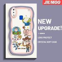 JIUMOO เคสสำหรับ VIVO Y91 Y91i เคส Y95ลายการ์ตูนของเล่นน่ารักเรื่องเวฟบอร์เคสโทรศัพท์ลวดลายขอบซิลิโคนเหลวแบบนิ่มดั้งเดิมเคสคลุมทั้งหมดตัวปกป้องกล้องถ่ายรูปเลนส์เคสฝาหลังกรอบเคสนิ่ม