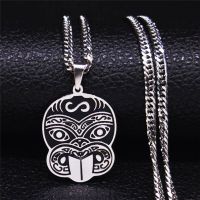 Hip Hop Cartoon Monkey Stainless Steel Statement Necklace Women Silver Color Necklaces Jewelry collar acero inoxidable N3756S06