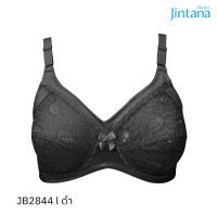 Jintana เสื้อชั้นใน (ไม่เสริมโครง) รุ่น Basic Bra รหัส JB2844 สีดำ