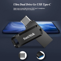 SanDisk Flash Drive 512GB 32GB 64GB 128GB 256GB Ultra Dual USB 3.1ดิสก์ OTG Type-C ไดรฟ์ปากกา Stick 150เมตรวินาทีสำหรับแล็ปท็อปสมาร์ทโฟน