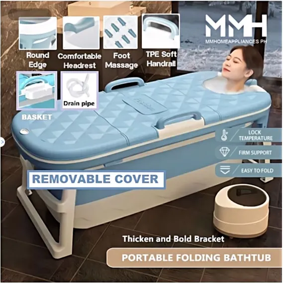 【Fast Shipping from Manila】Foldable Bathtub ang baby bathtub Easy To