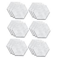 18 Pack Self Adhesive Soundproof Panels,12x10x0.4In Hexagon Acoustic Panels,for Recording Studio,Office,Home